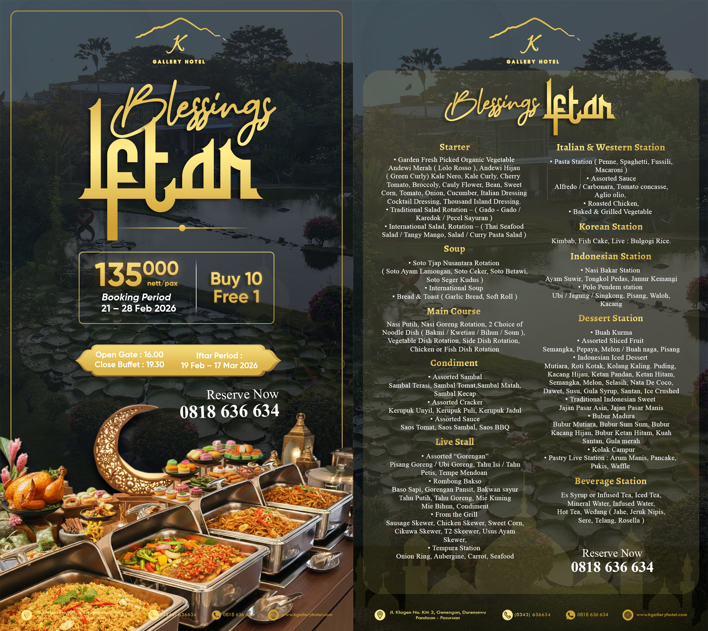 Promo ftar - K Gallery Hotel