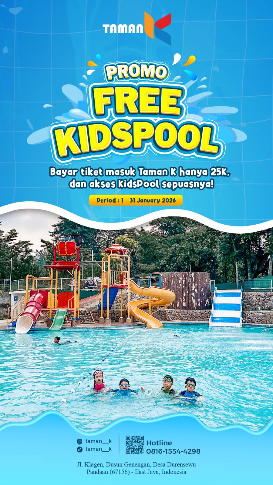 Promo Taman K Free Kids Pool